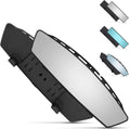 Verivue Universal Panoramic 12-Inch Rear View Mirror, Anti-Glare Wide Angle Car Mirror, Rearview Mirrors Accessory for Baby Rear-Facing, Tint Flat Mirrors for Cars and Suvs.