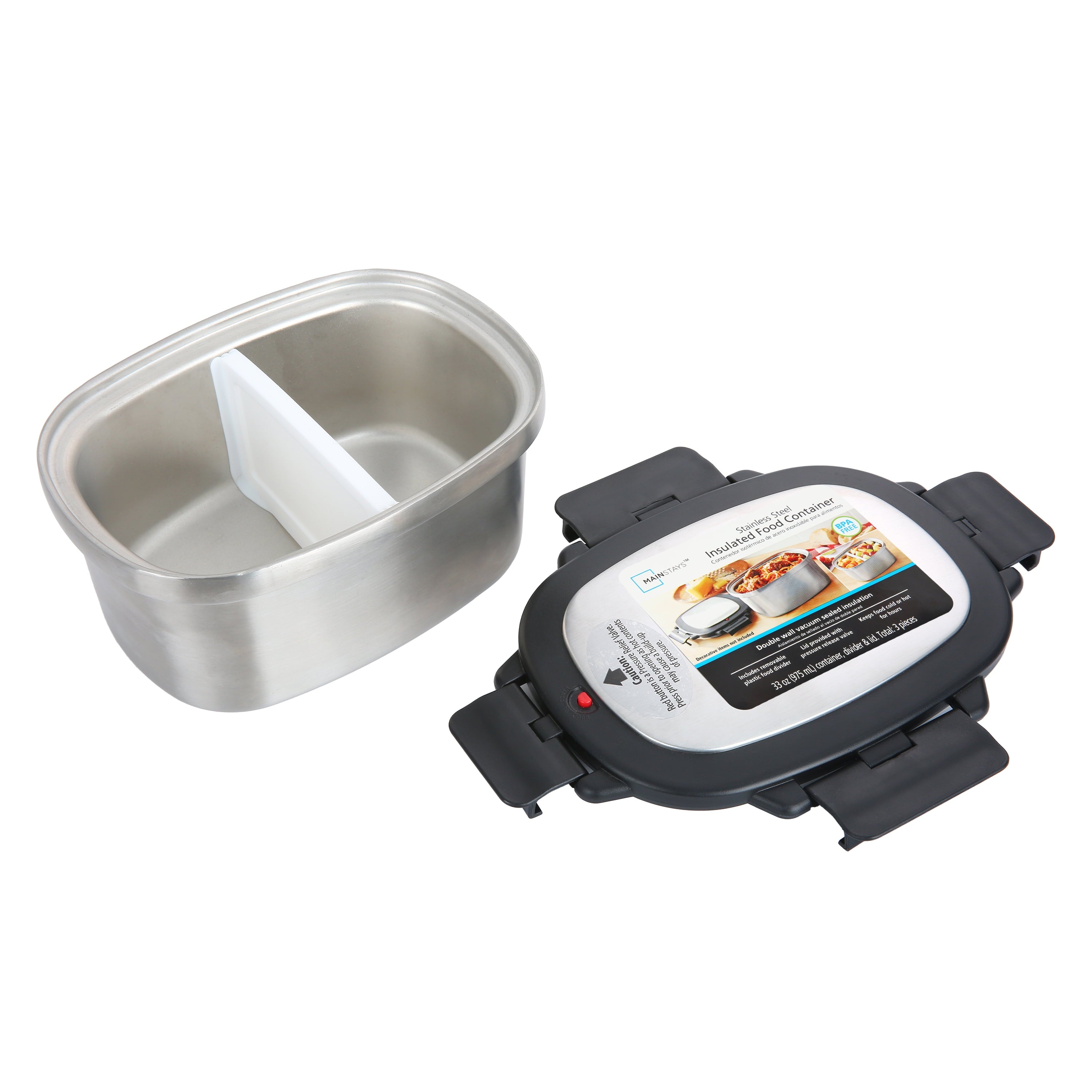 33 Oz Insulated Stainless Steel Food Storage Container Lunch Box with Lid