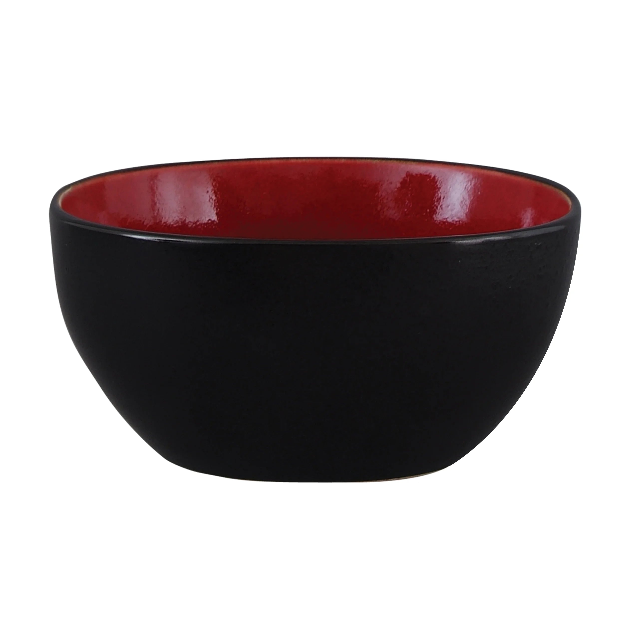 Soho Lounge Square 16-Piece Dinnerware Set - Red