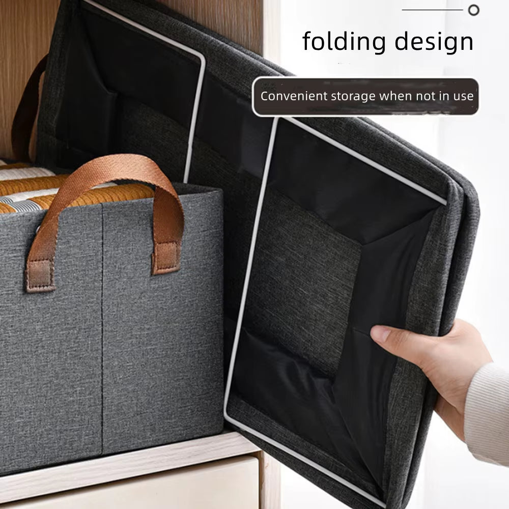 Cation Storage Box – Foldable Large-Capacity Wardrobe &amp; Drawer Organiz