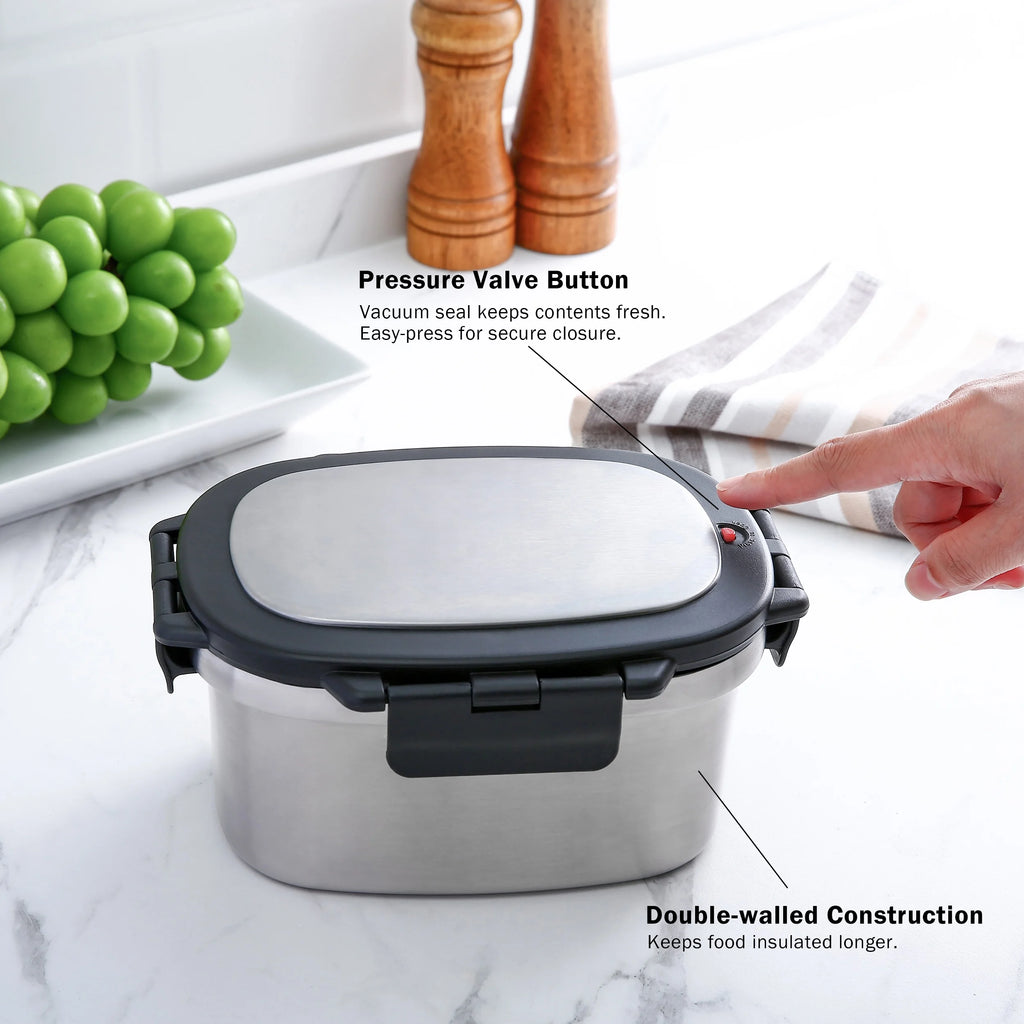 33 Oz Insulated Stainless Steel Food Storage Container Lunch Box with Lid