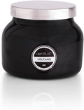 Capri Blue Volcano Scented, Glass Jar Candles for Home with Tropical Fruit & Sugared Citrus, Soy Wax Blend, Black Color (8 Oz)