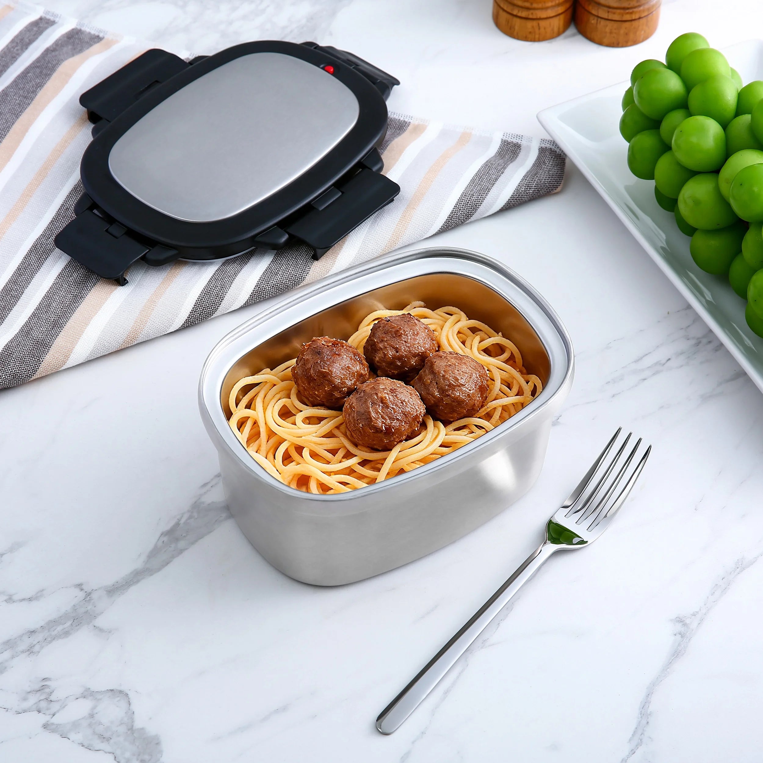 33 Oz Insulated Stainless Steel Food Storage Container Lunch Box with Lid